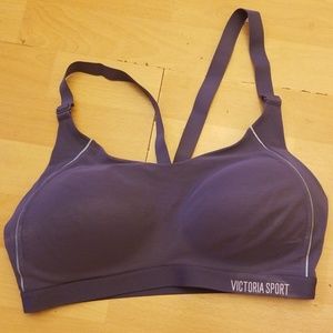 Victoria Secret Sport Bra Blue Racer Back 36D